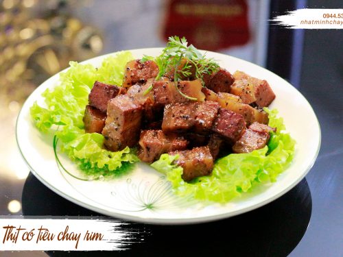 Thịt Có Tiêu Chay Đài Loan Rim